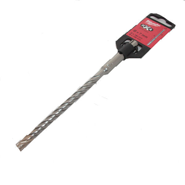 MILWAUKEE SDS PLUS BOHRER 8 x 265 mm MX4 4-BLATT