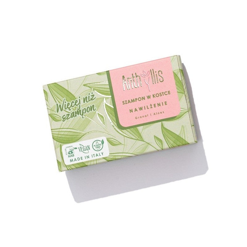 FEUCHTIGKEITSSPENDENDES SHAMPOO-RIEGEL MIT Granatapfelextrakt und Aloe Vera ECO 80 g - ANTHYLLIS