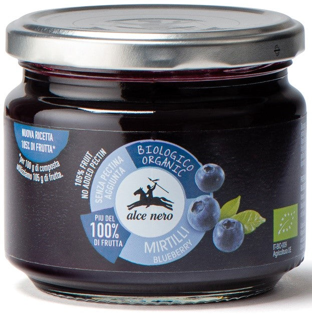 BIO HEIDELBEERMOUSSE 270 g - ALCE NERO