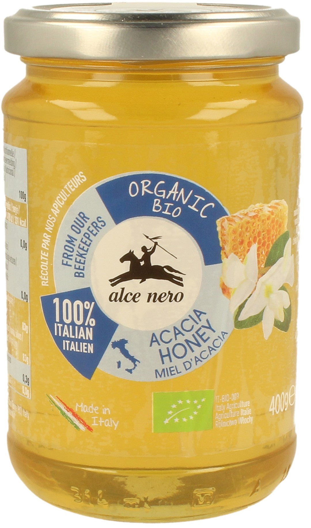BIO AKAZIENNEKTARHONIG 400 g - ALCE NERO