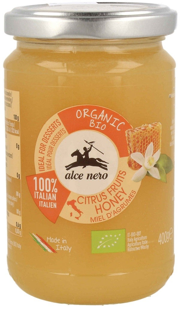 NEKTARHONIG AUS ZITRUSBLÜTEN BIO 400 g - ALCE NERO