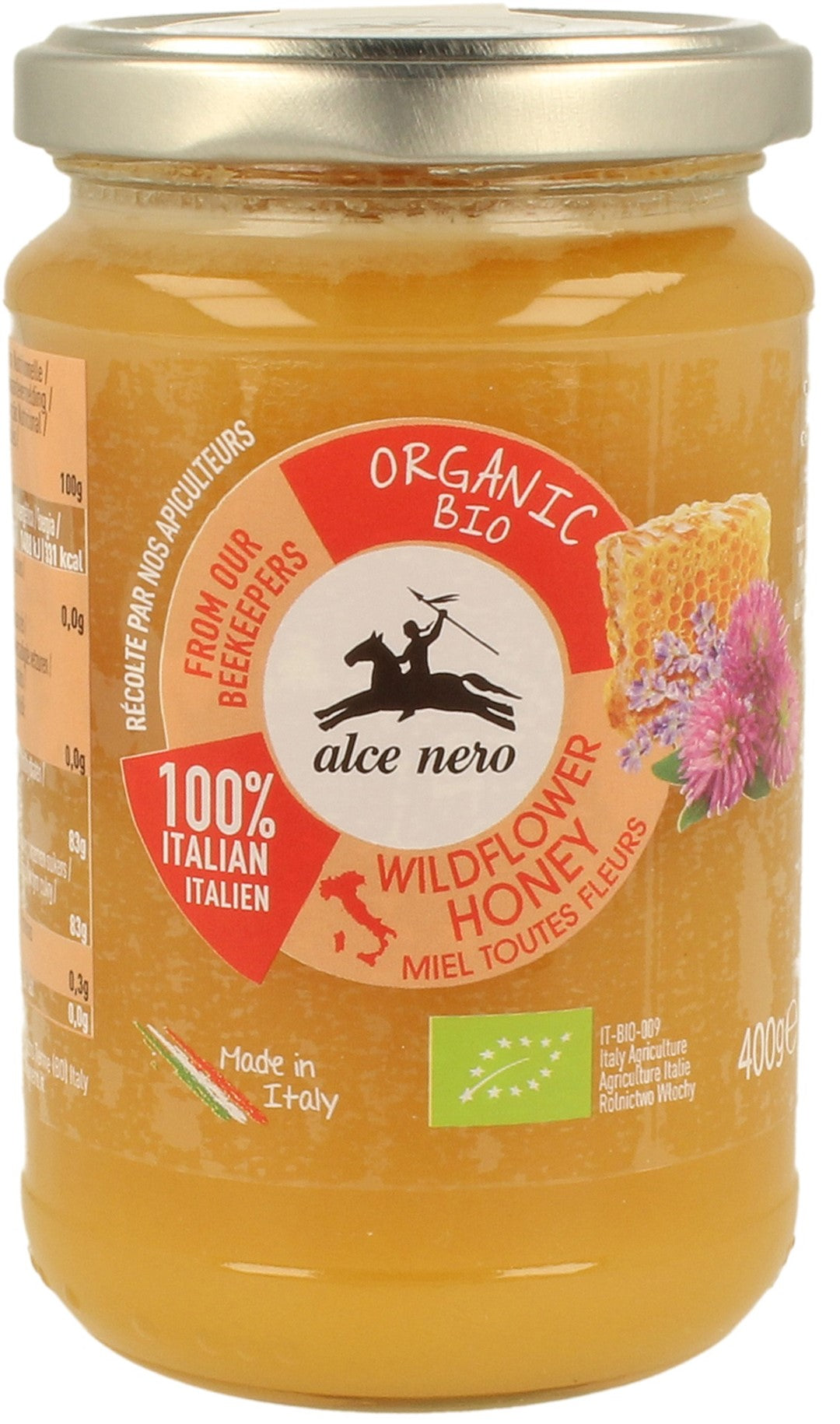 MULTIBLUMEN-BIO-NEKTARHONIG 400 g - ALCE NERO