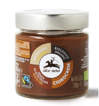 FAIR TRADE BIO NUSS- UND SCHOKOLADENCREME 180 g - ALCE NERO