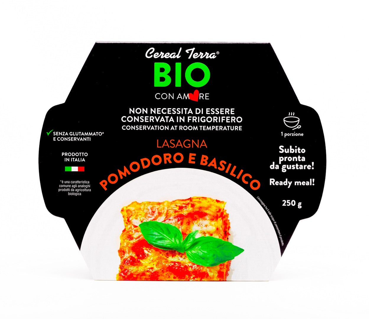 LASAGNE MIT TOMATEN UND BASILIKUM BIO 250 g - CEREAL TERRA