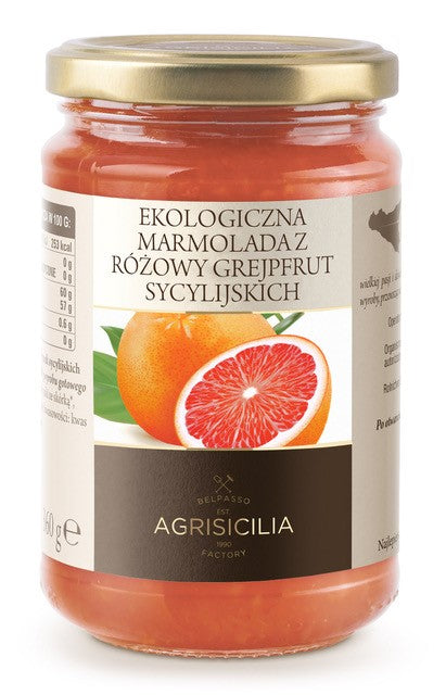 BIO ROSA SIZILIANISCHE GRAPFRUITS-MARMELADE 360 g - AGRISICILIA