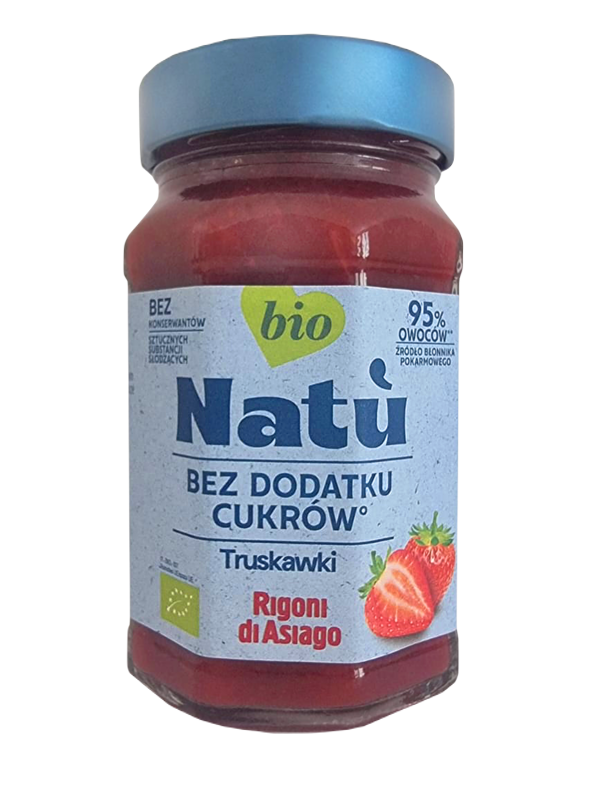 ERDBEERMOUSSE OHNE ZUCKERZUSATZ, BIO, 240 g - RIGONI DI ASIAGO
