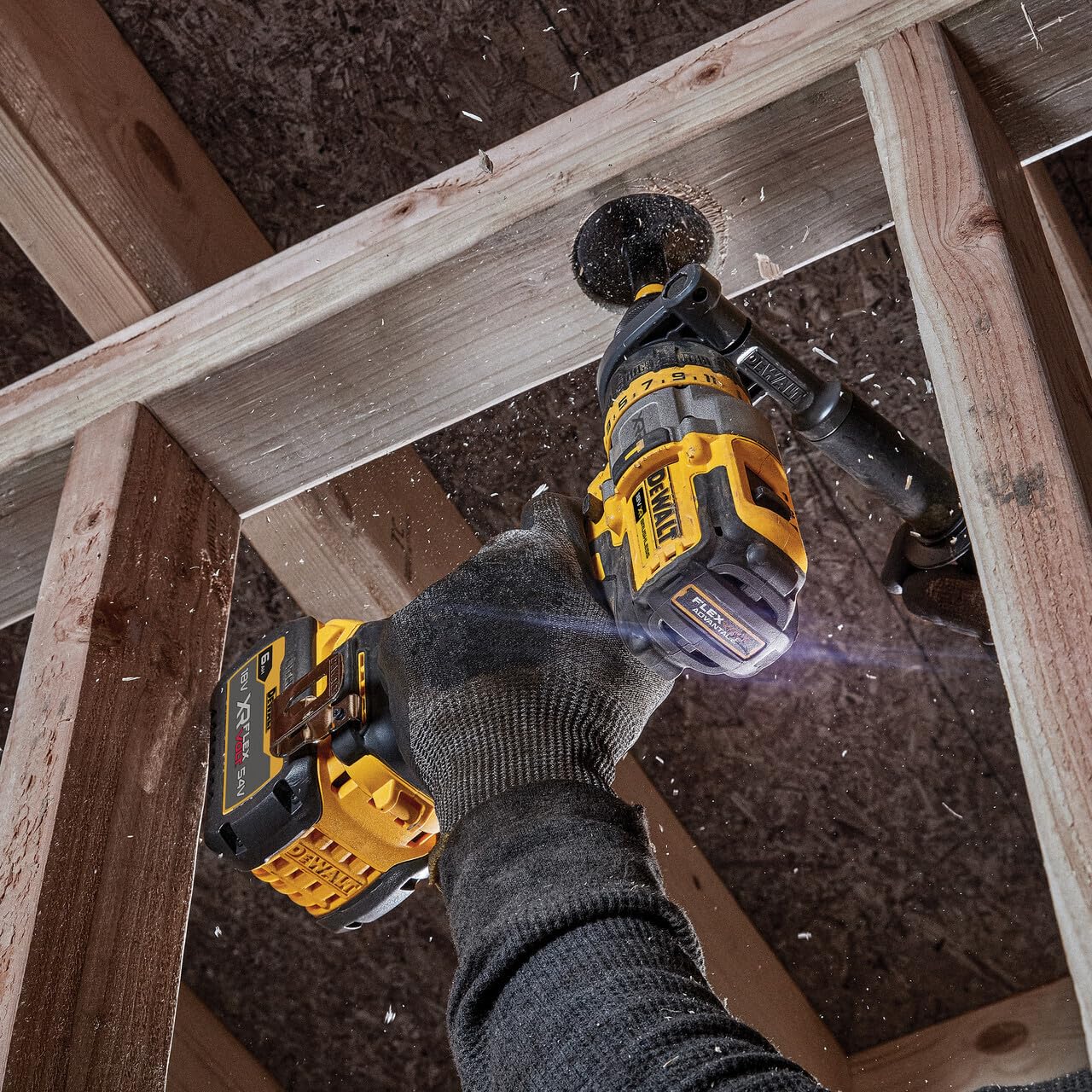DEWALT SCHLAGBOHRER/ANGETRIEBEN 18V FLEXVOLT ADVANTAGE DCD999NT