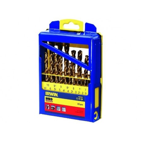 IRWIN METAL TYTAN BOHRER BOHRER-SET 19-tlg. 1,0 10,0 mm alle 0,5 mm