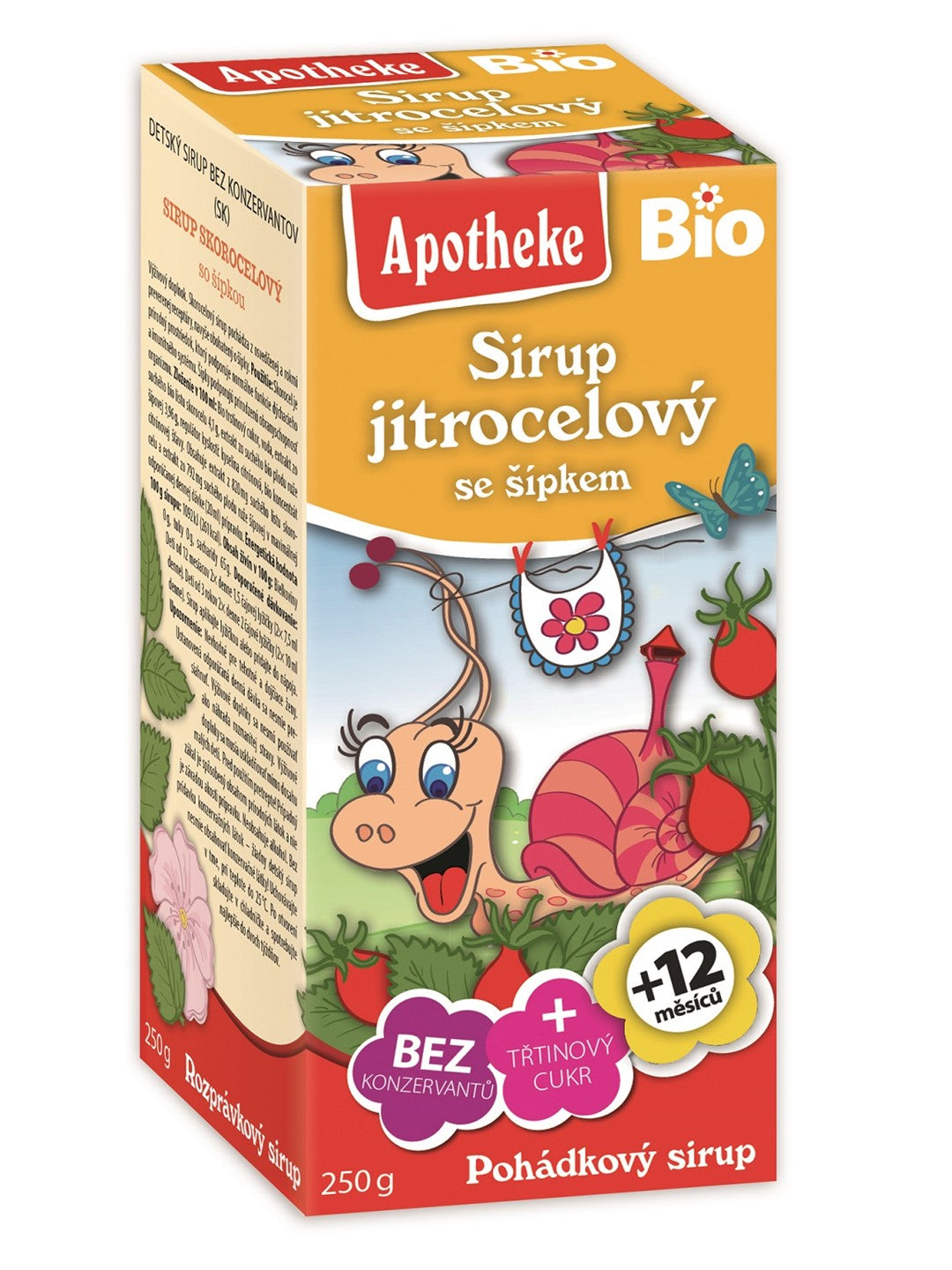 KINDERSIRUP AUS PFLANZLICHER UND WILDER ROSE AB 1 JAHR BIO 250 g - APOTHEKE