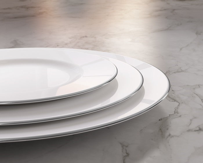 VILLEROY & BOCH Runde Servierteller Anmut Platin Nr.1 33 cm