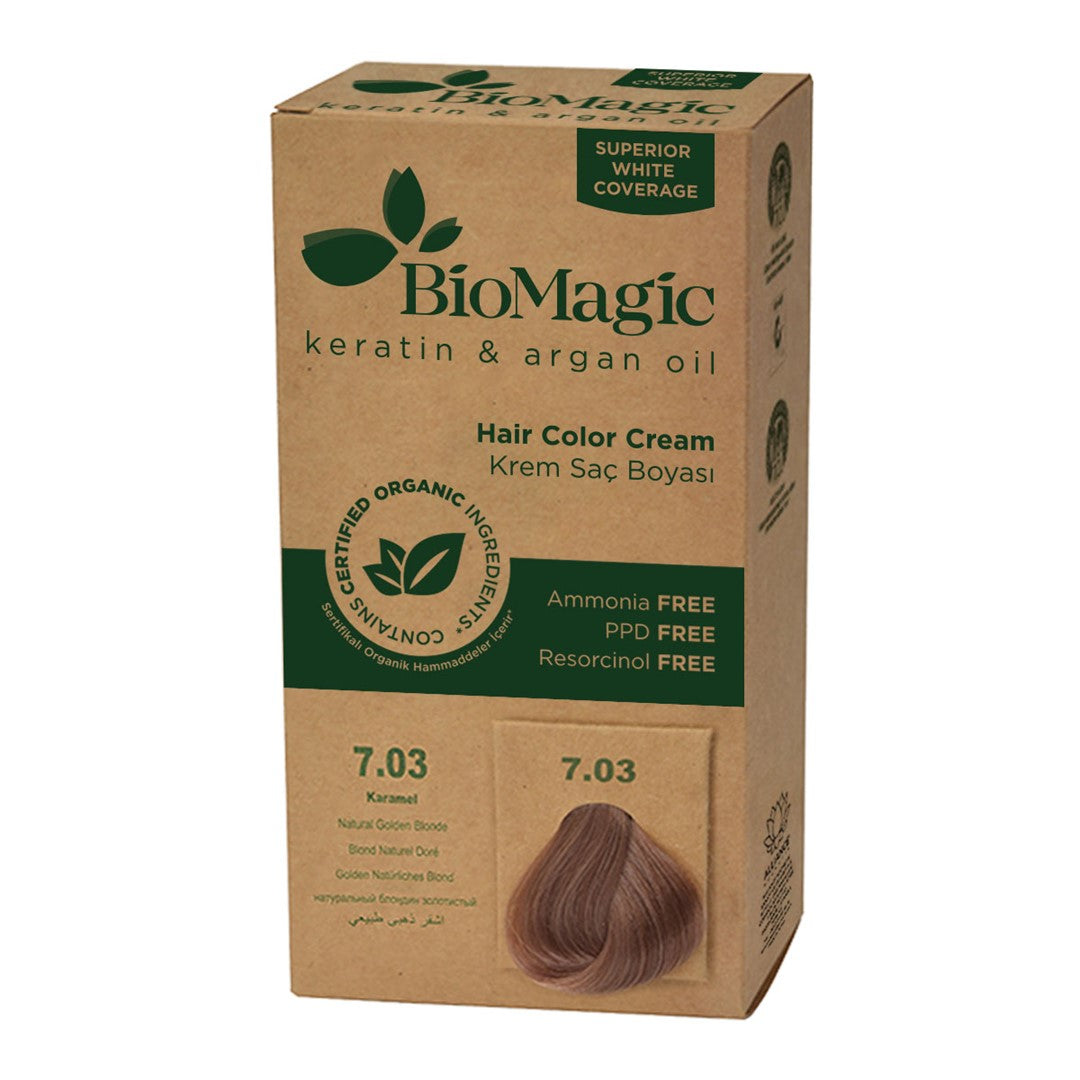 GOLDBLONDE HAARFÄRBE (7/03) 250 g – BIOMAGIC