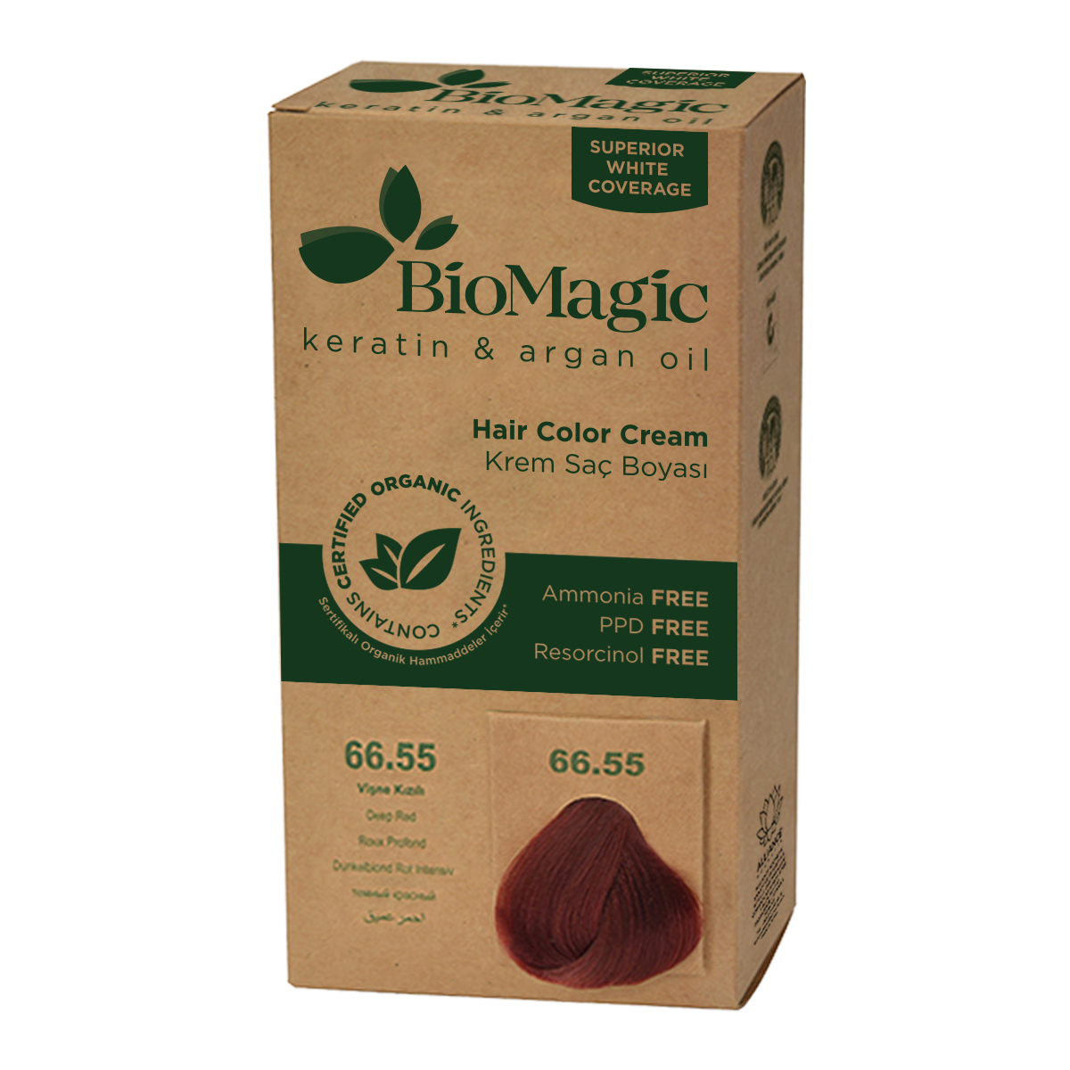 HAARFÄRBE TIEFROT (66,55) 250 g – BIOMAGIC