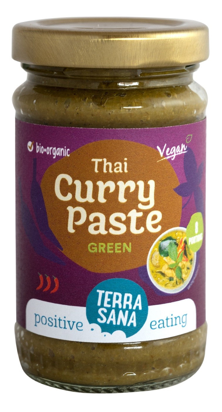 THAI-GRÜNE CURRY-BIO-PASTE 120 g - TERRASANA