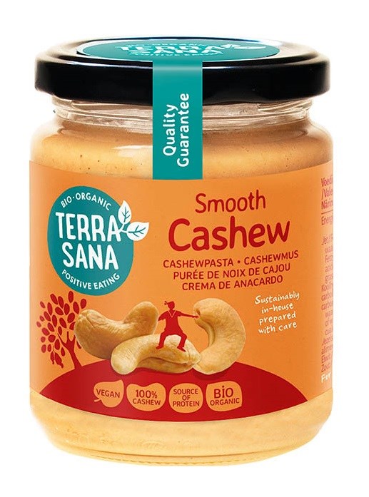 Creme aus gerösteten Cashewnüssen, gesalzen, biologisch 250 g – TERRASANA