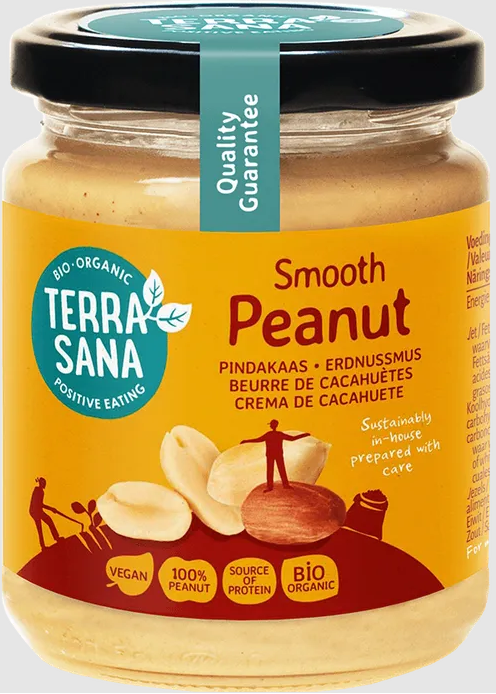 CREME AUS GERÖSTETEN ERDNÜSSEN BIO 250 g - TERRASANA