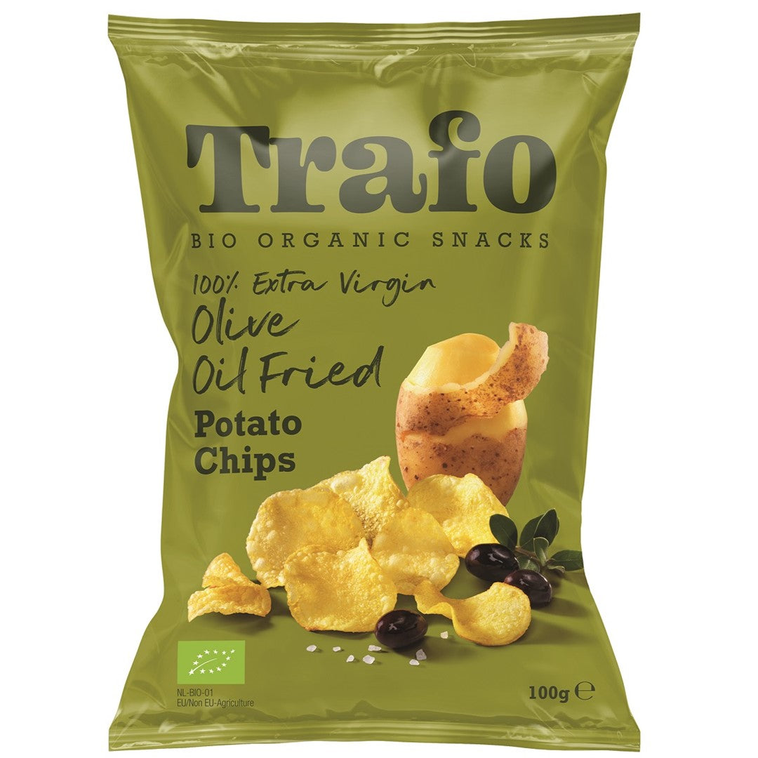 KARTOFFELCHIPS FRITTIERT IN BIO-OLIVENÖL 100 g - TRAFO