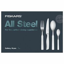 FISKARS BESTECKSET 16-tlg. ALLES AUS STAHL
