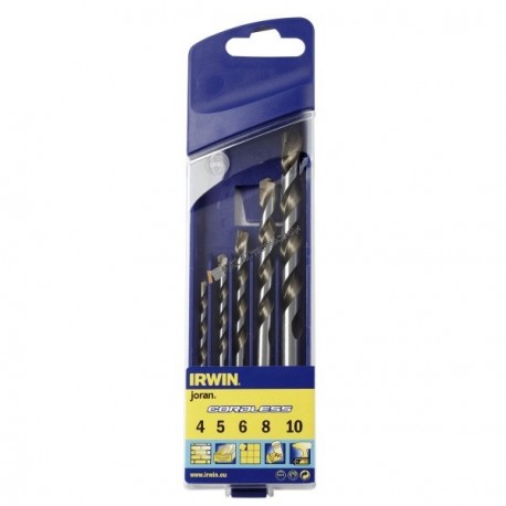 IRWIN UNIVERSAL-BOHRSCHRAUBER AKKU-MULTI-SET 5-tlg. 4, 5, 6, 8, 10 mm