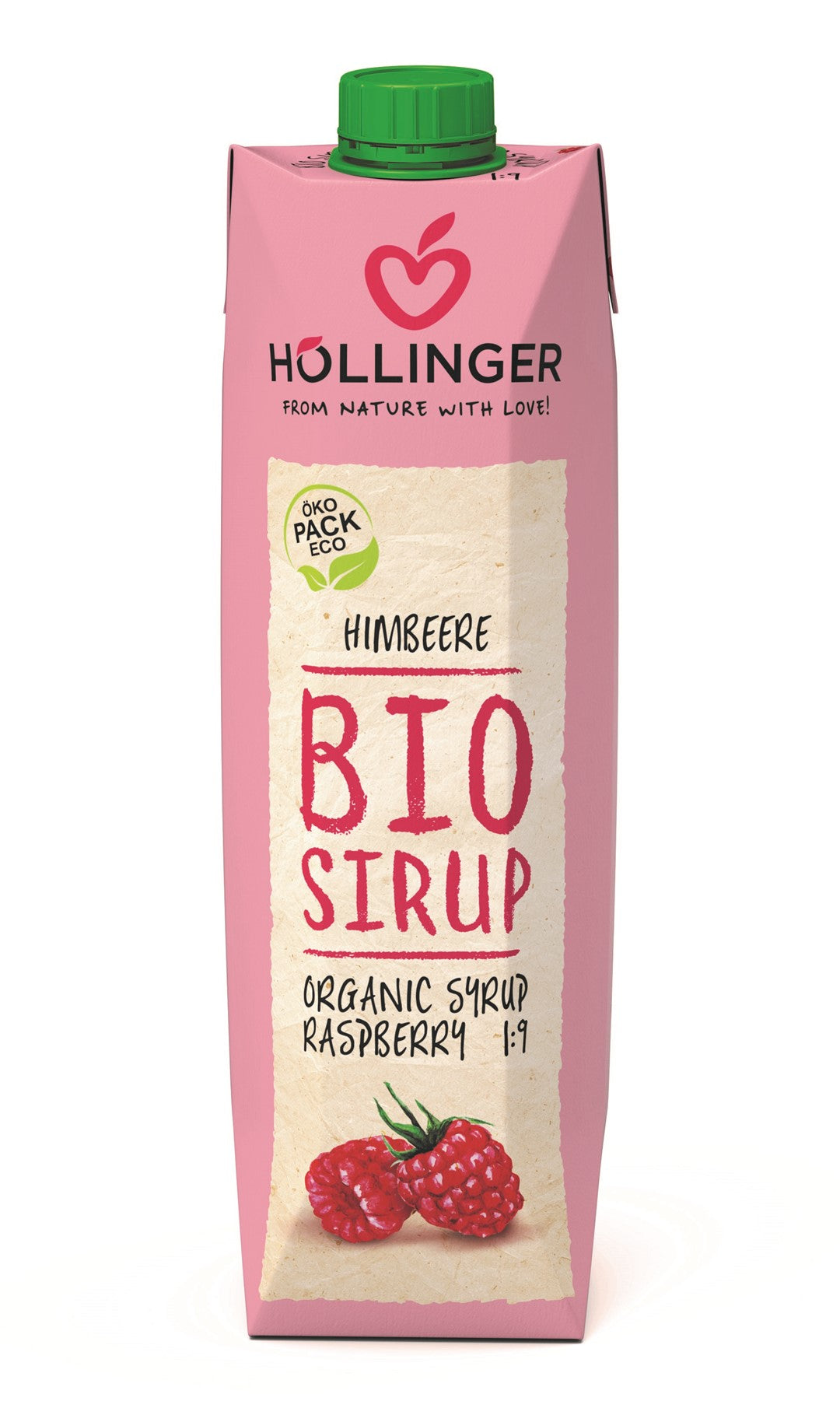 BIO HIMBEERSIRUP 1 L - HOLLINGER
