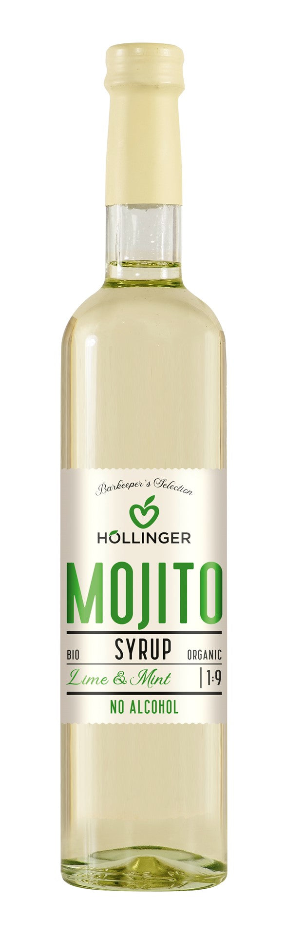MOJITO BIO SIRUP FÜR GETRÄNKE UND COCKTAILS 500 ml - HOLLINGER
