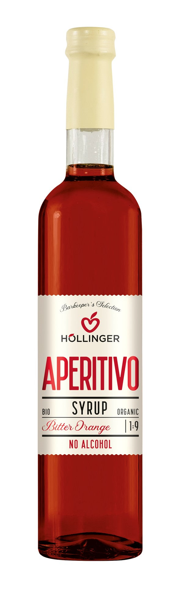 APERITIVO BIO-SIRUP FÜR GETRÄNKE UND COCKTAILS 500 ml - HOLLINGER