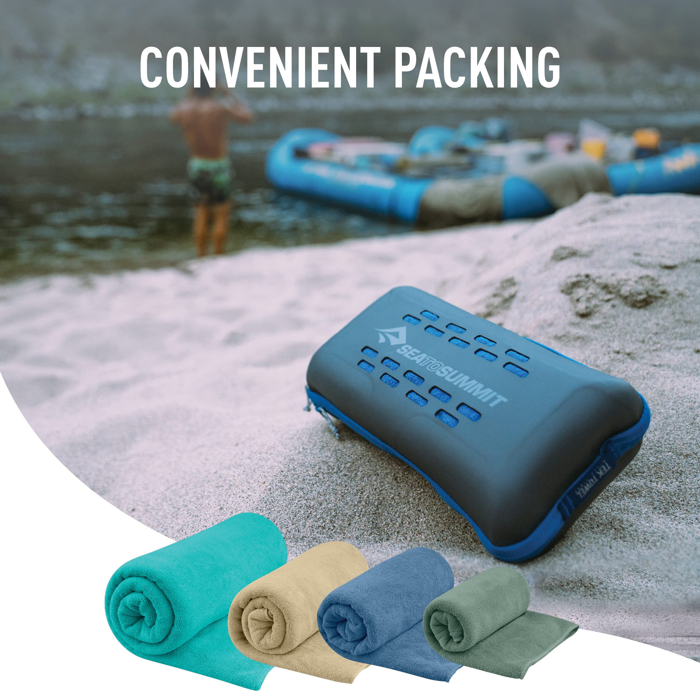 SEA TO SUMMIT  - Tek Towel X-Small Sage schnell trocknendes Handtuch