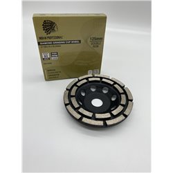 DIAMANT-SCHLEIFSCHEIBE 125 mm ZWEIREIHIG INDIAN PROFESSIONAL