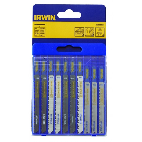 IRWIN STICHSÄGEBLÄTTER-SET 10-tlg.