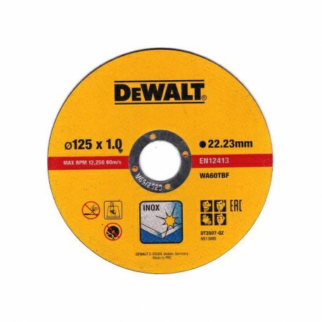 DEWALT METALLSCHILD 125x1,0mm / 10 Stk.
