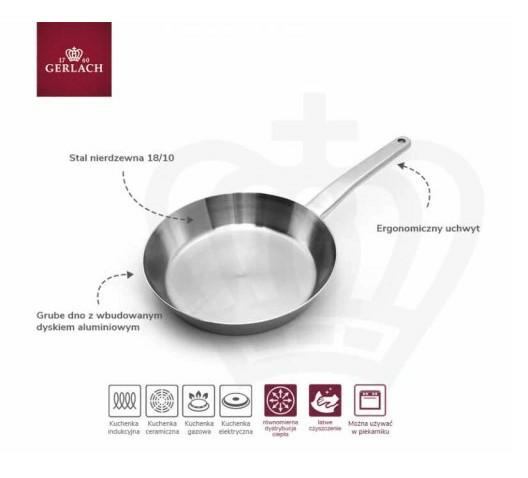 GERLACH.PRESTIGE PFANNE 24cm STAHL