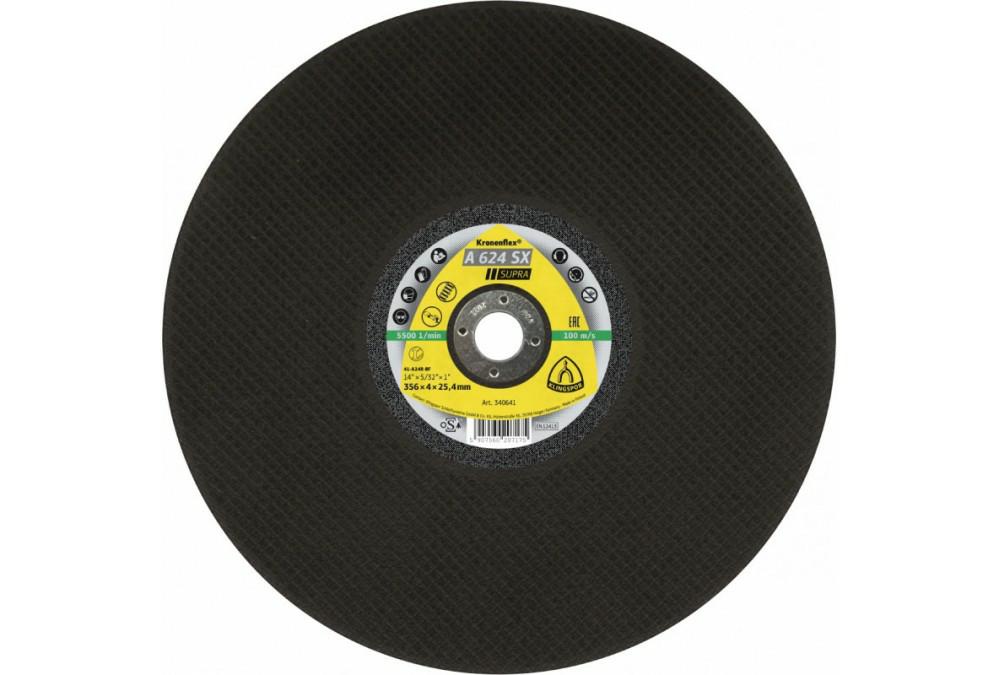 KLINGSPOR.SCHEIBE MIT 350 mm x 4,0 mm x 25,4 mm A624SX