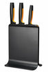 FISKARS-SET MIT 3 MESSER IN SCHWARZER BLOCK-FUNKTIONSFORM