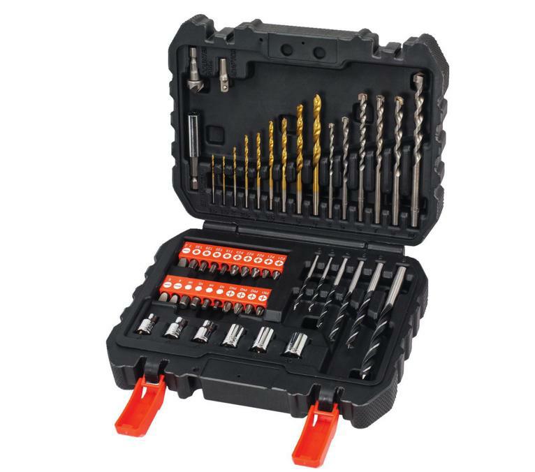 BLACK+DECKER BOHRER- UND BIT-SET 50-tlg.