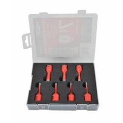 AWTOOLS SET KERAMIKKRONEN, 7-tlg. (2x6mm, 8, 10,12,14mm) IN EINER TROCKENEN ARBEITSBOX MIT WACHS
