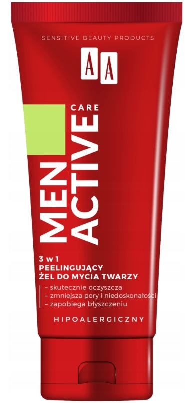 OCEANIC - AA Men, Active 3in1 Peeling Waschgel, 150 ml