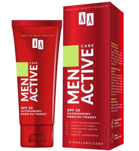 OCEANIC - AA Men, Active SPF 30 Gesichtscreme, 50 ml