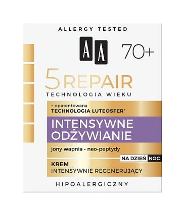 OCEANIC - AA Technology of Age 5Repair 70+ Intensive Nutrition regenerierende Tages- und Nachtcreme, 50 ml