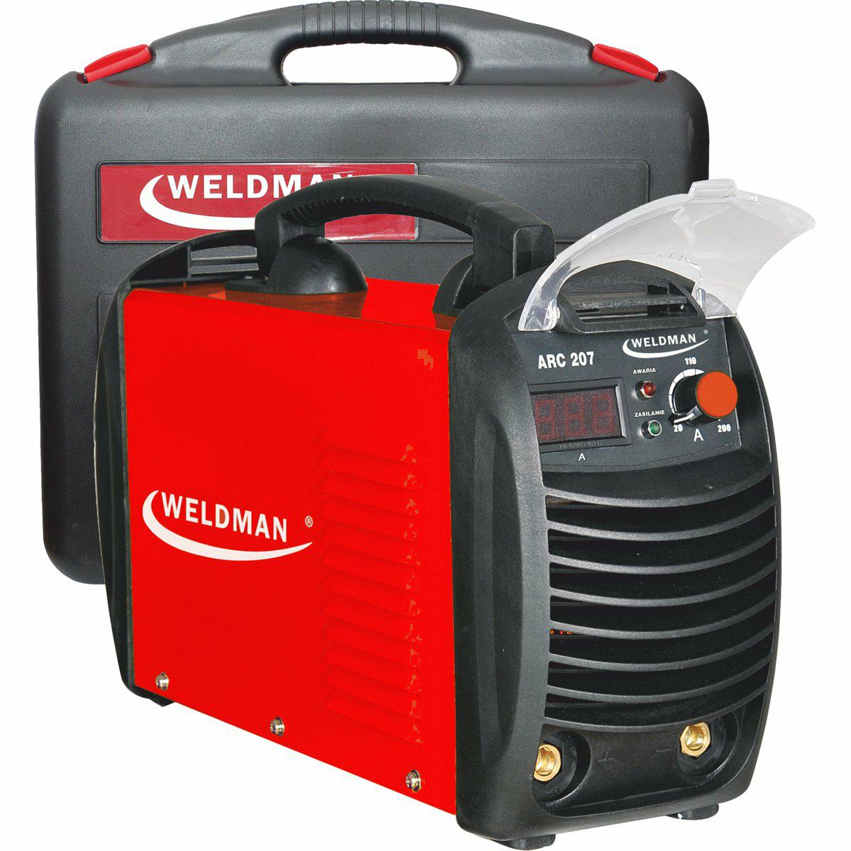 WELDMAN INVERTER-SCHWEISSMASCHINE ARC-207 / KUNSTSTOFFGEHÄUSE