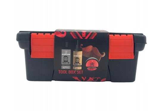 AUREUS - Aurora Geschenkset Barber Shop Aftershave-Gel 100 ml + Bartöl 60 ml + Bartwachs 20 g + Kamm