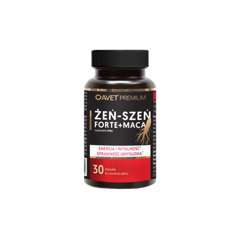 AVET PHARMA - Ginseng Forte + Maca, 30 Kapseln