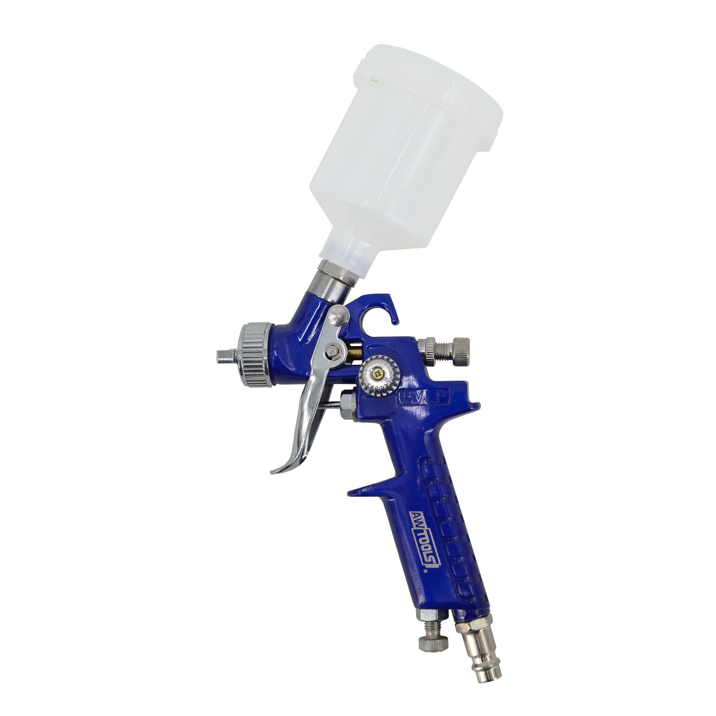 AWTOOLS MINI HVLP SPRITZPISTOLE MIT OBERBEHÄLTER 0,8–1,2 mm / H-2000