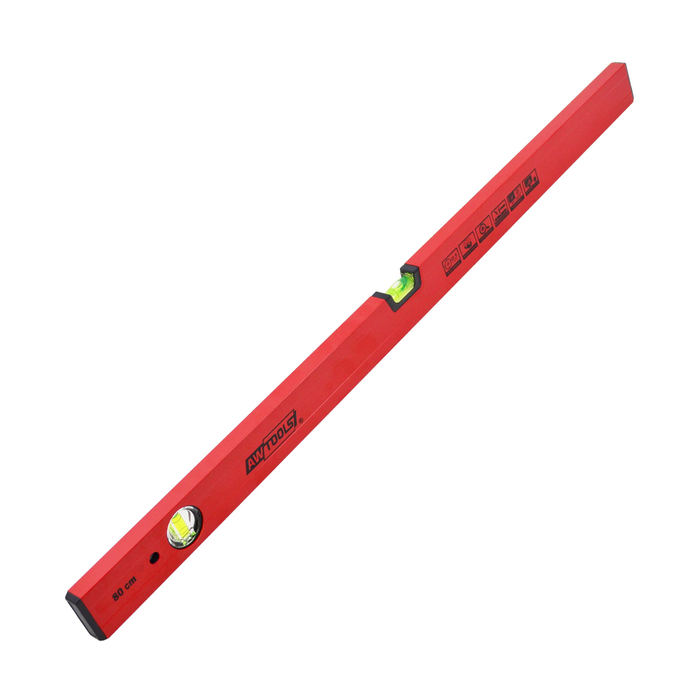AWTOOLS ROT LACKIERTE WAAGE 40 cm