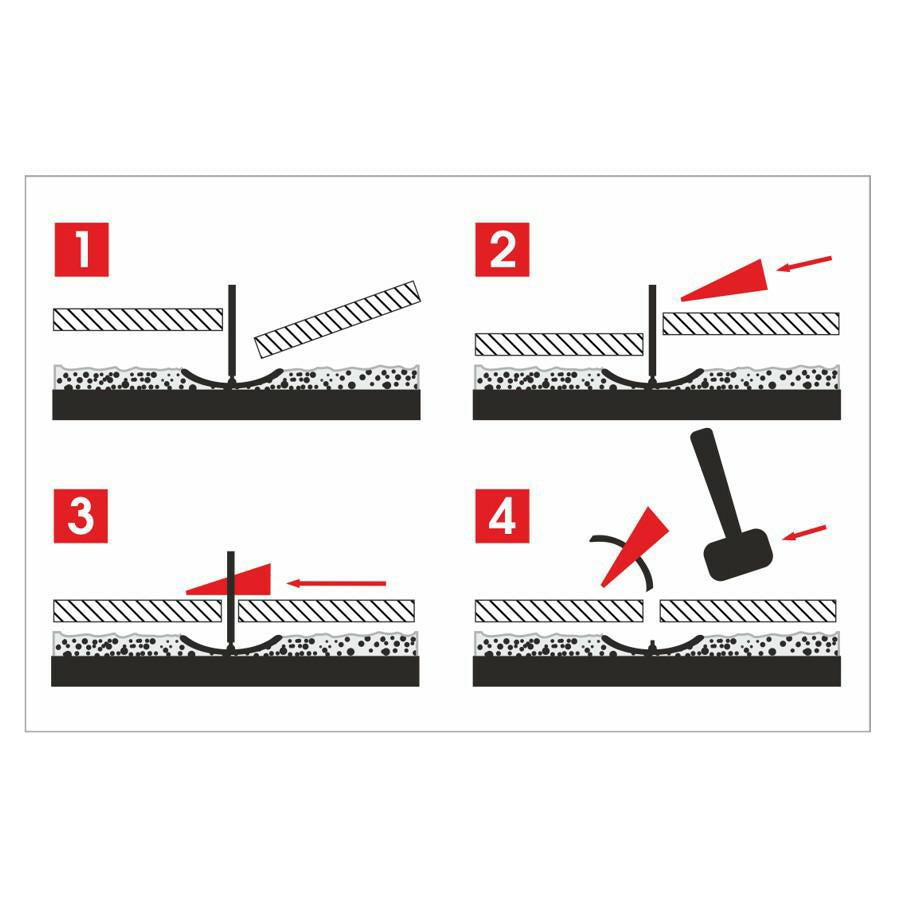 AWTOOLS STANDARD-FLIESENNIVELLIERSYSTEM 1,0 mm - 7 mm - 15 mm - CLIP 400 Stk.