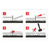 AWTOOLS STANDARD-FLIESENNIVELLIERSYSTEM 1,0 mm - 7 mm - 15 mm - CLIP 400 Stk.