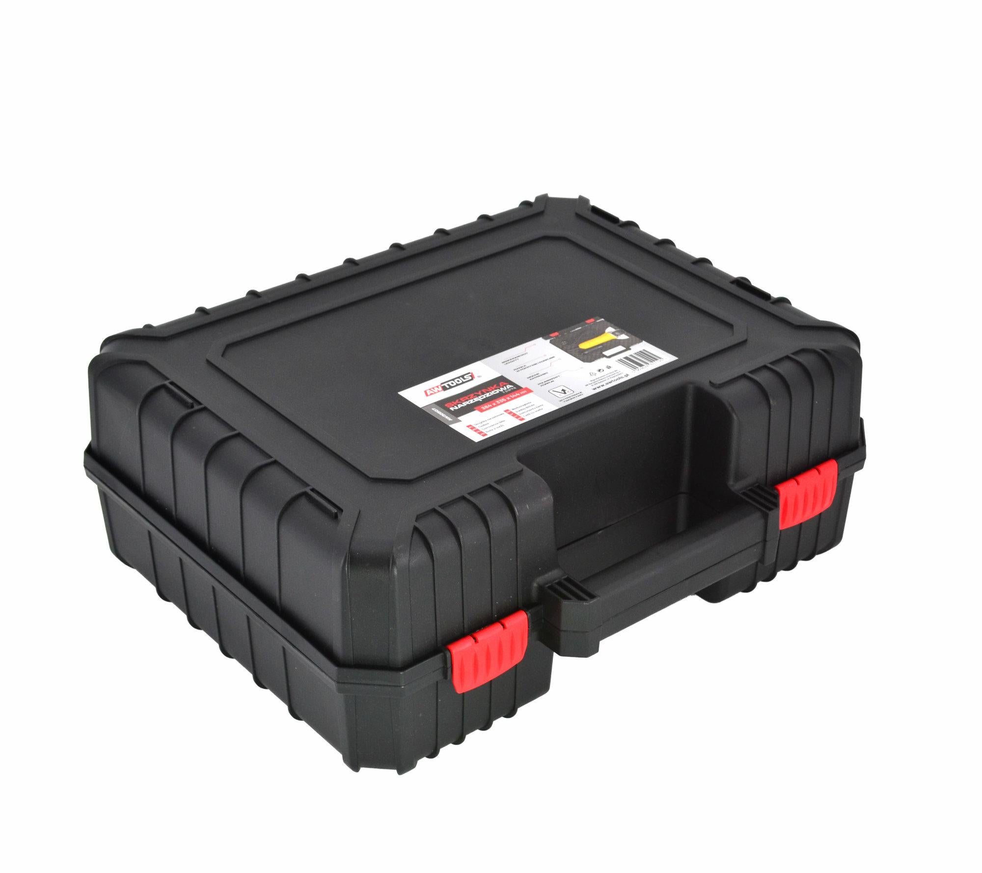 AWTOOLS ELEKTROWERKZEUGKASTEN MIT SCHAUMSTOFF 384x335x144mm