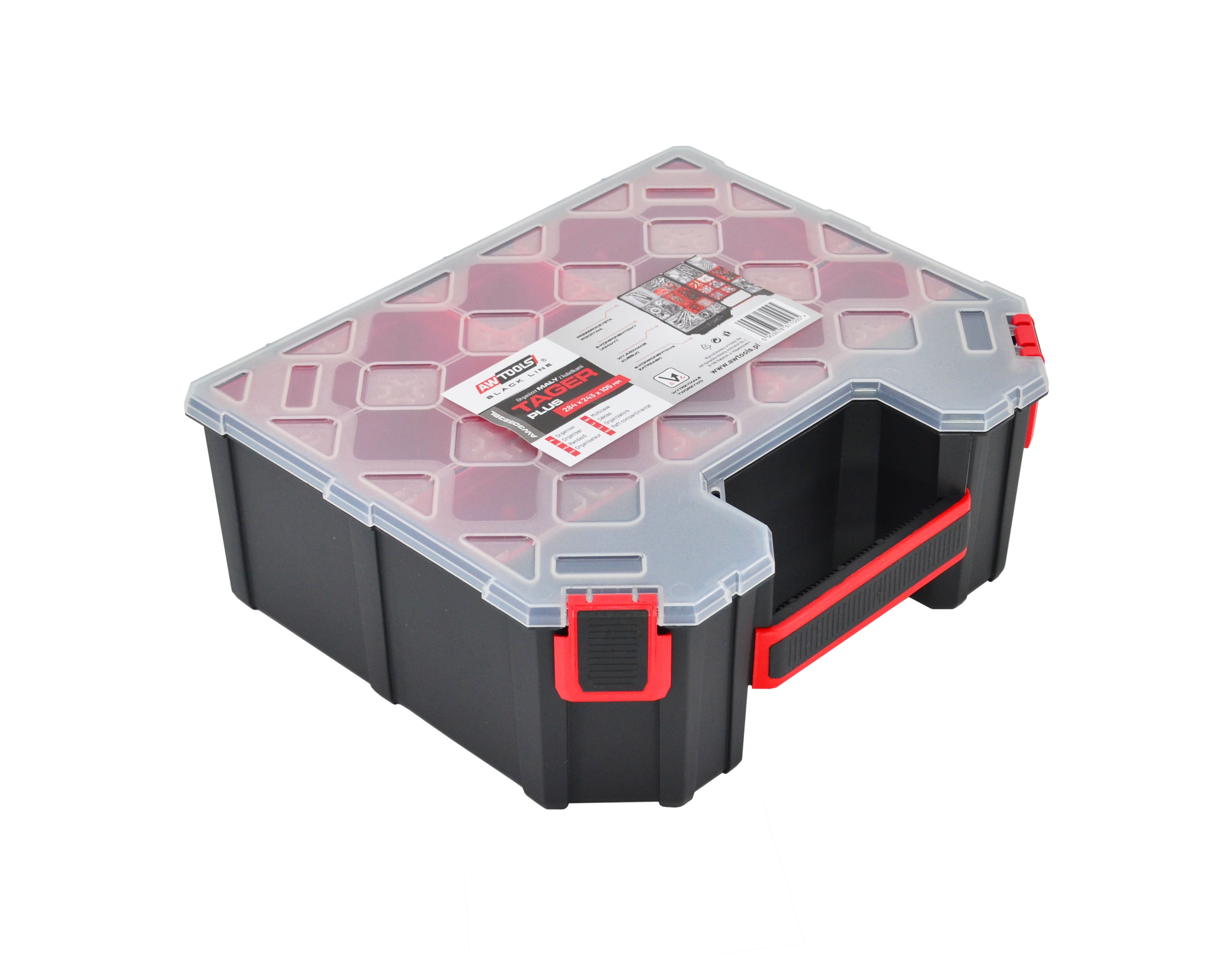 AWTOOLS ORGANIZER TAGER PLUS MIT EIMER KLEIN 284x243x105mm