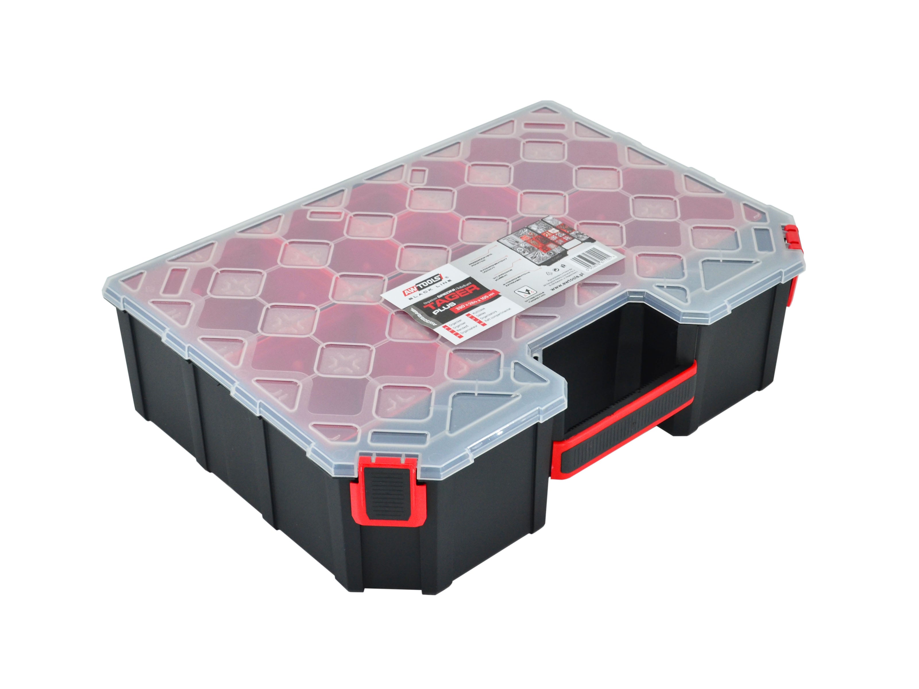 AWTOOLS ORGANIZER TAGER PLUS MIT EIMER MITTEL 390x284x105mm