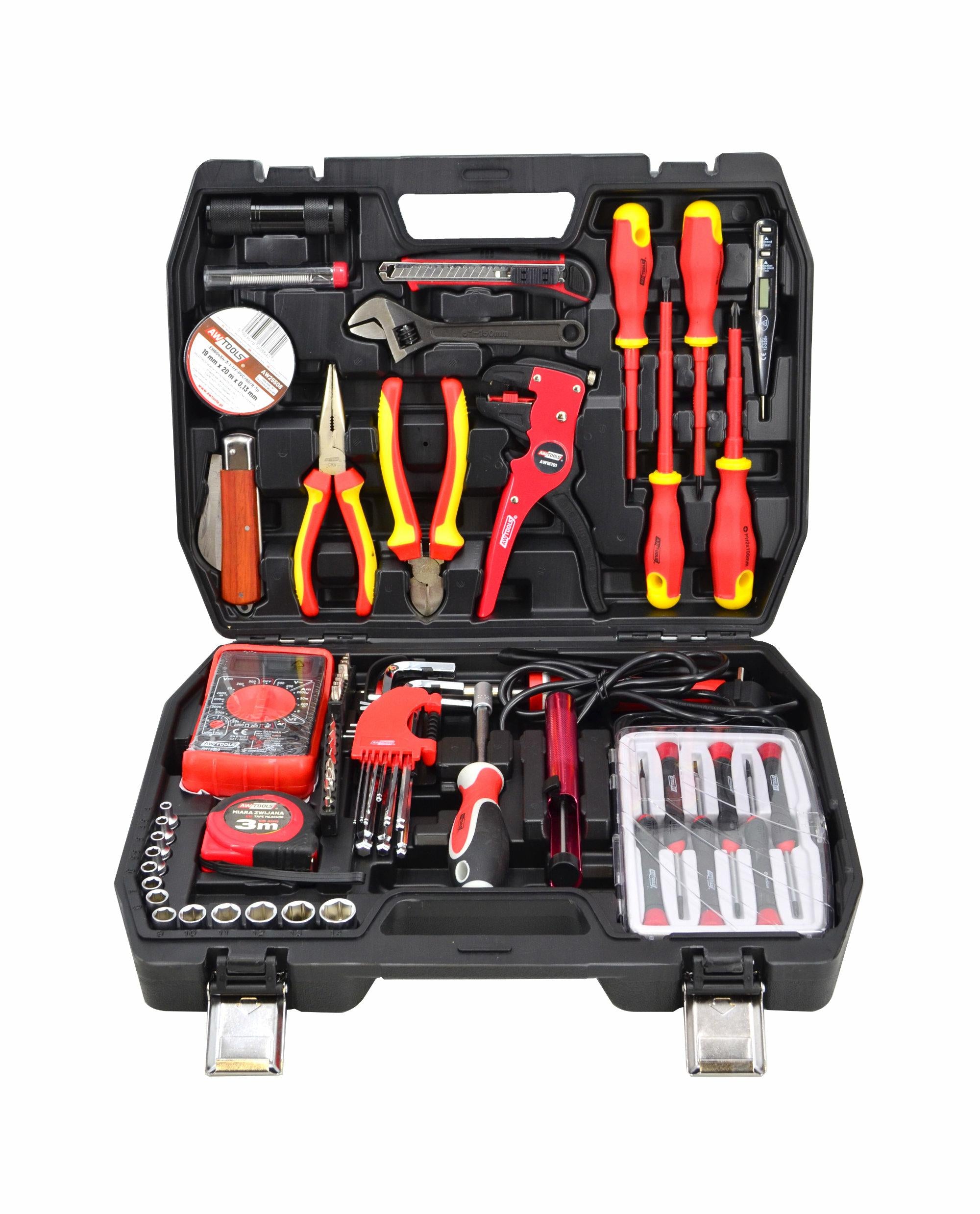 AWTOOLS WERKZEUGSATZ FÜR ELEKTRIKER 68-tlg