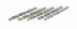 AWTOOLS WEISSER METALLBOHRER, GEDREHT, 19,0 mm/5 Stück.