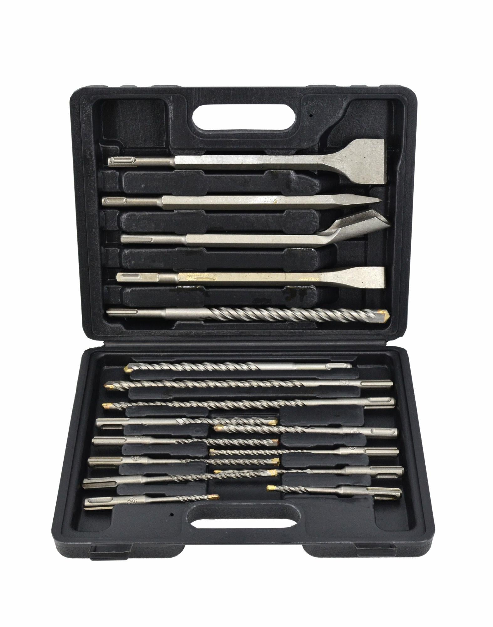 AWTOOLS SDS+ Meißel- und Bohrer-Set 17-tlg.